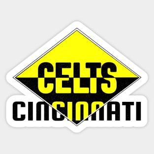 Original Cincinnati Celts Football 1910 Sticker